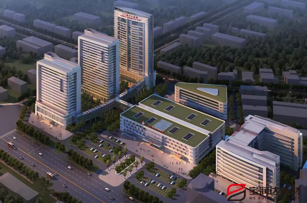 三門峽市中心醫院應用寶潤達巖棉一體板項目 三門峽市中心醫院應用寶潤達巖棉一體板項目